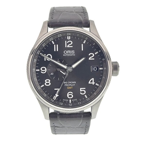 Oris Big Crown ProPilot GMT Steel Grey Dial 45mm Automatic Mens Watch 7710 - Picture 1 of 9